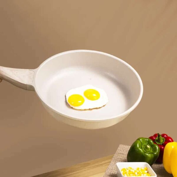 Boreine 3-delige Koekenpannenset Aluminium Beige - Afbeelding 3